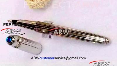 Perfect Replica AAA Cartier Panthere Silver Rollerball Pen